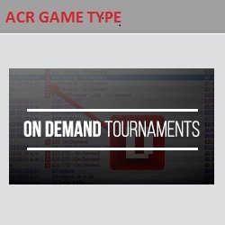 Americas Cardroom On Demand Tournaments